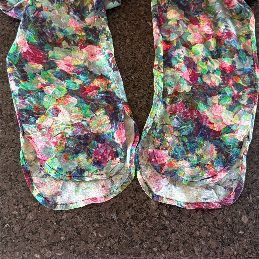 Anthropologie Sam & Lavi Botanical Print Pull On Ankle Pants - Picture 5 of 7